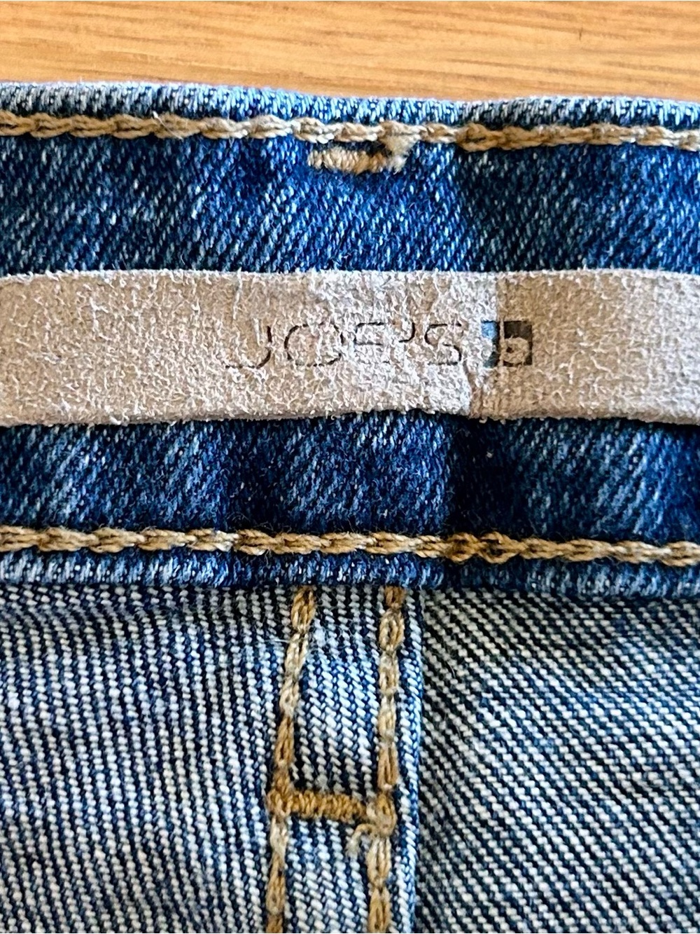 Classic Joes Jeans Blue Dark Denim Frayed Cutoff Shorts - Picture 6 of 8